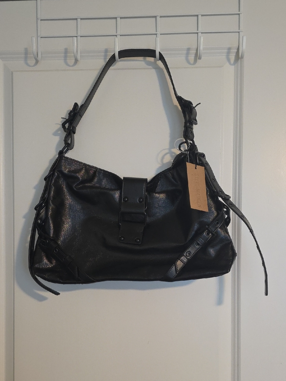 NWT Steve Madden Black Shoulder Bag